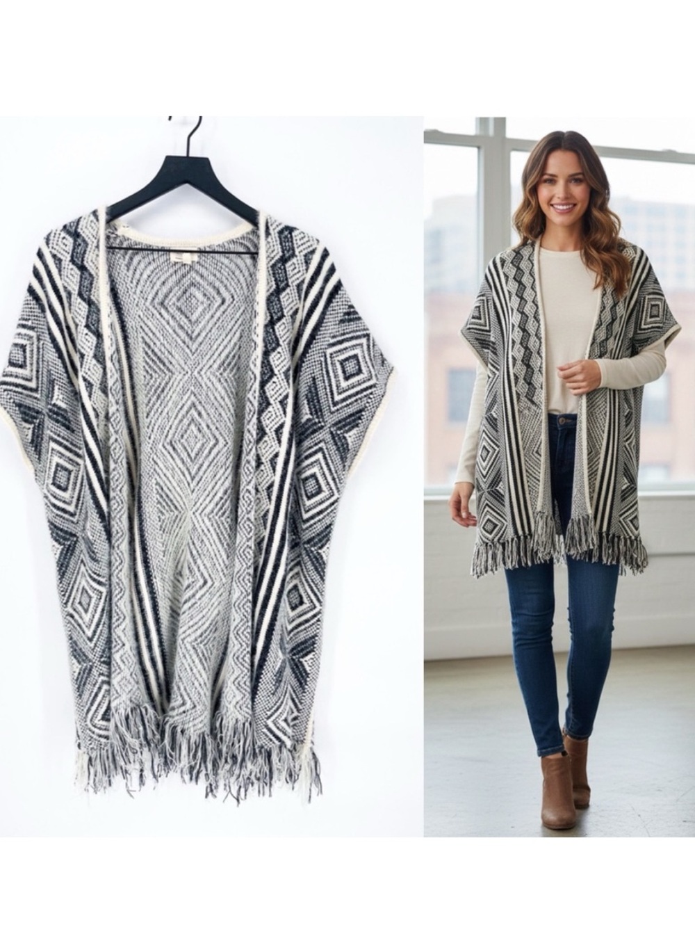Stitch Fix Emory Park Emiliana Longline Open Front Cardigan. Size Small